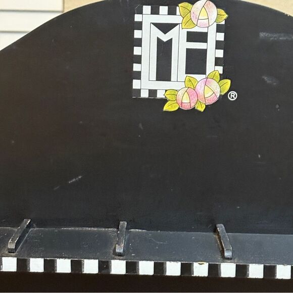 Vintage Rare Mary Engelbreit Wood Black Store Display Shelf For ABC Letters - Picture 3 of 16